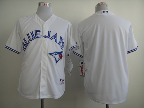 Blue Jays Blank White Home Cool Base 2012 Stitched MLB Jersey - Click Image to Close